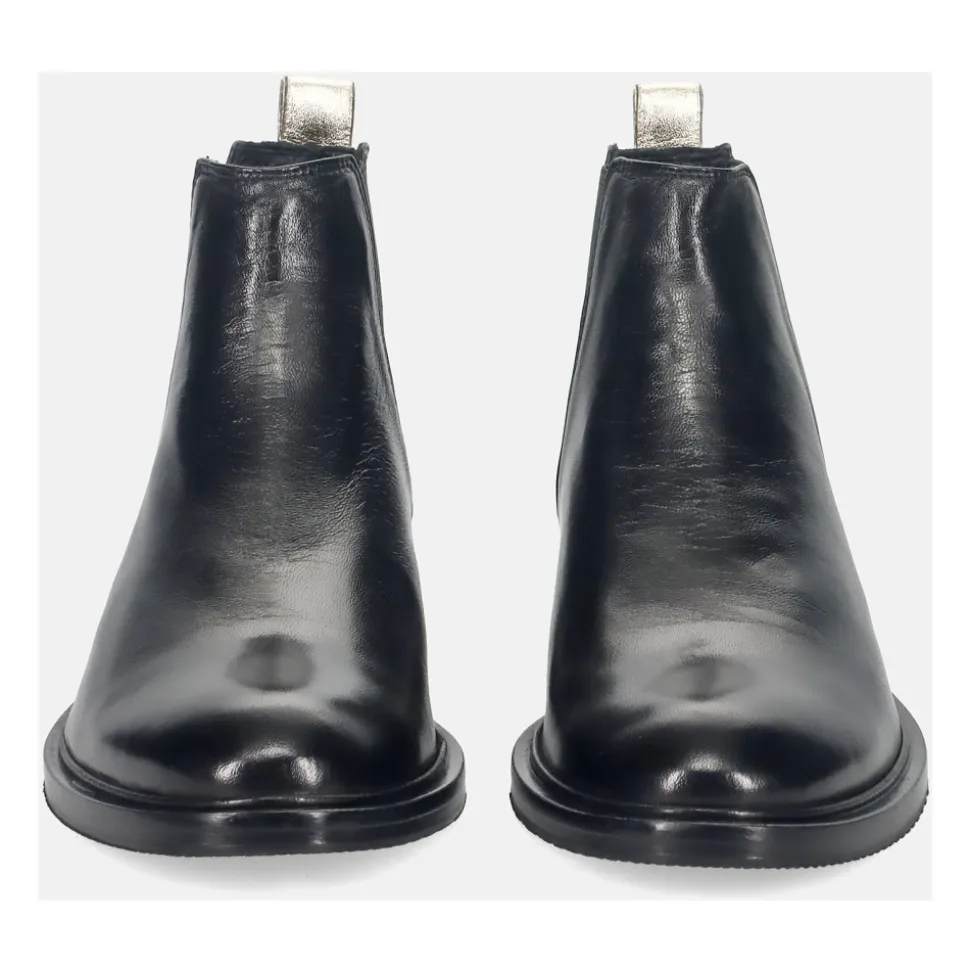 Botines Chelsea de Cuero Negro