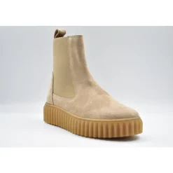 Botines Chelsea Marrón con Cordones
