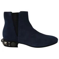 Botines de ante con tachuelas decorativas