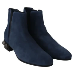 Botines de ante con tachuelas decorativas