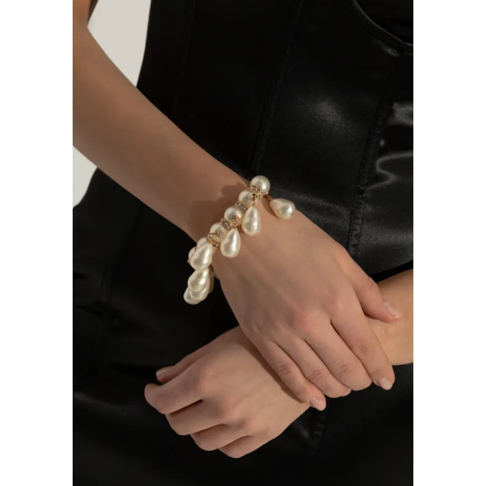 Brazalete con Imitaciones de Perlas