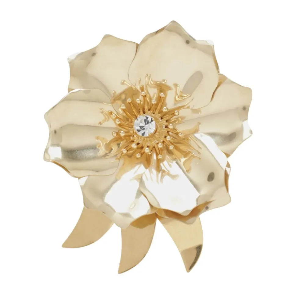 Broche Metálico Con Cristal