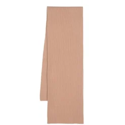 Bufanda de Invierno Beige con Punto de Cárdigan