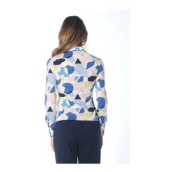 Camicia fantasia in tessuto no stiro