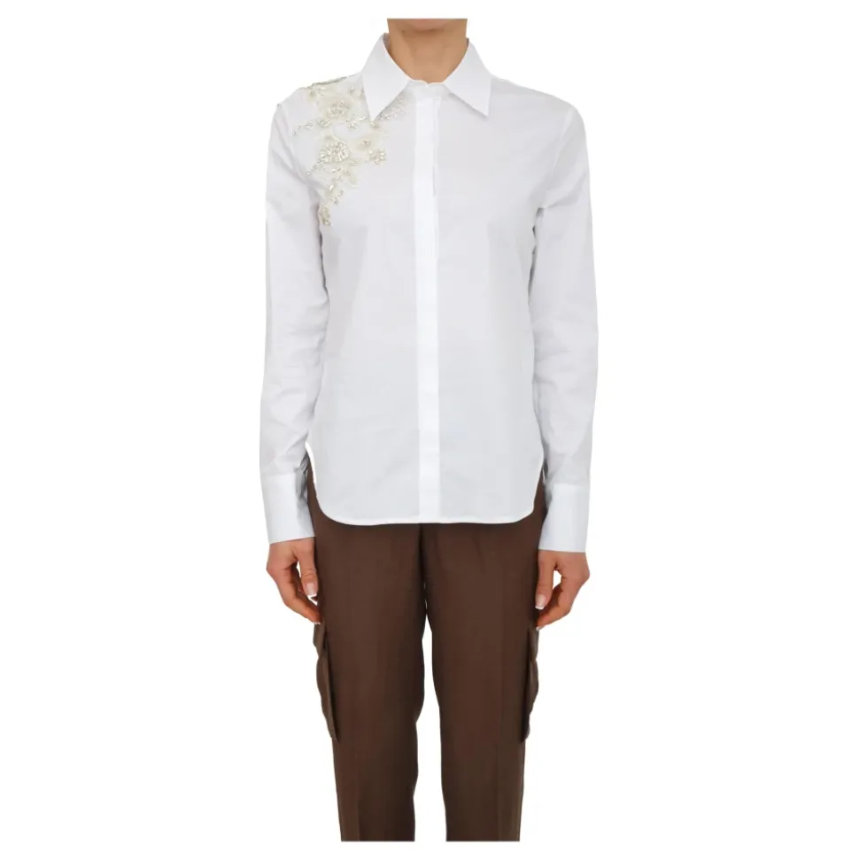 Camicia Reg Pop Str c/Patch