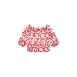 Camisa con Bordado Inglés