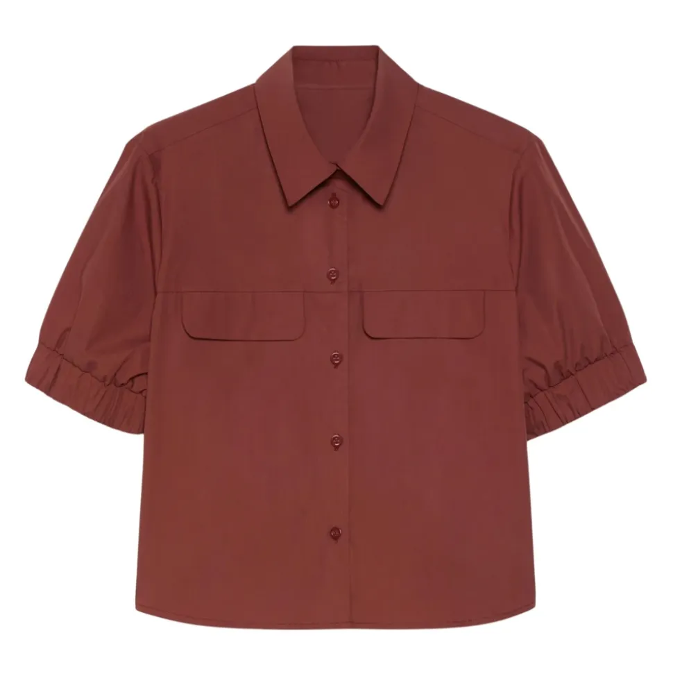 Camisa Corta de Popelina