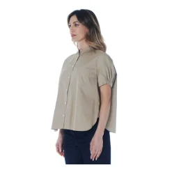 Camisa de Popelina de Manga Corta