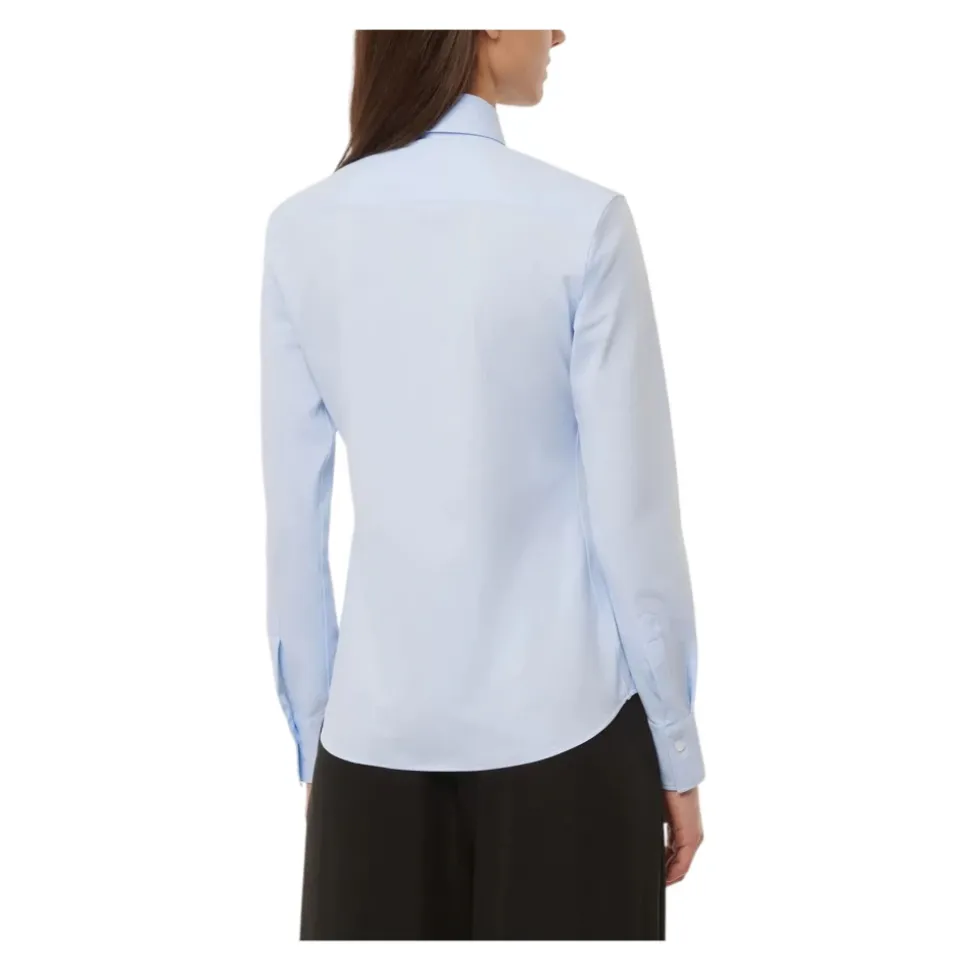 Camisa Elástica Azul Claro
