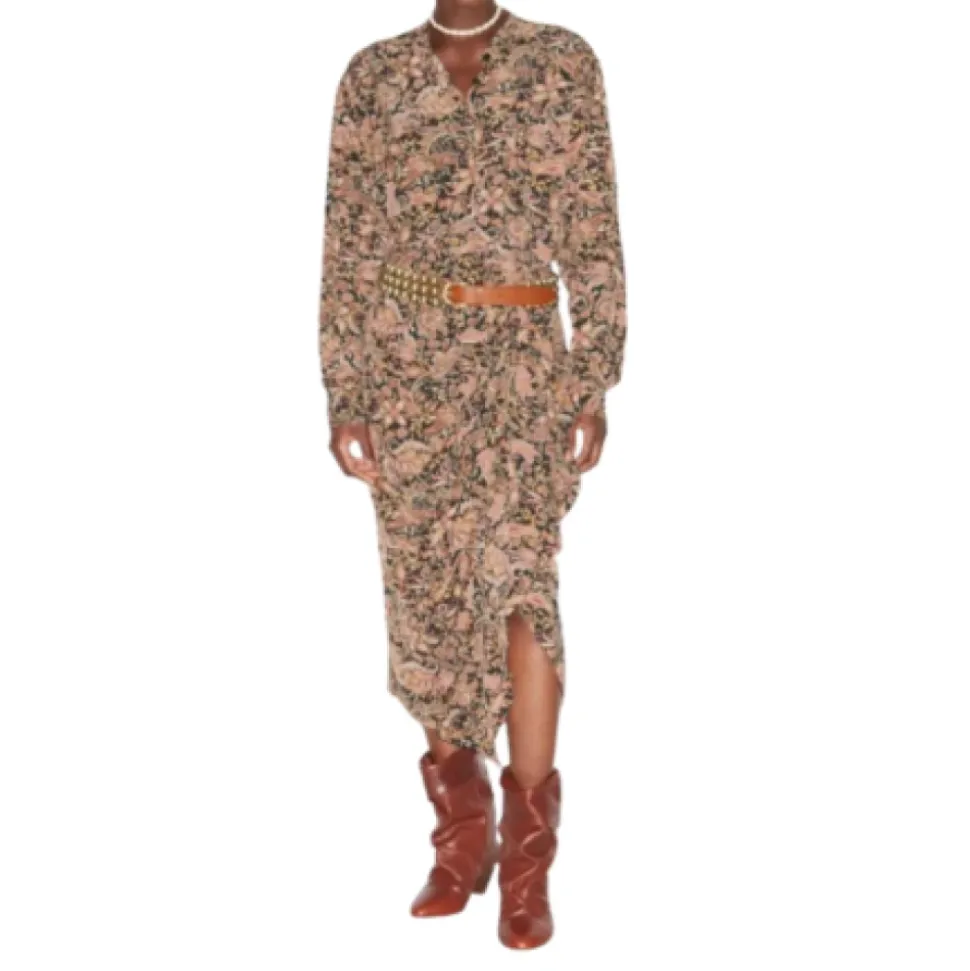 Camisa Estampada Fluida Estilo Bohemio Chic