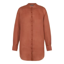 Camisa Oversize de Ramio Roja
