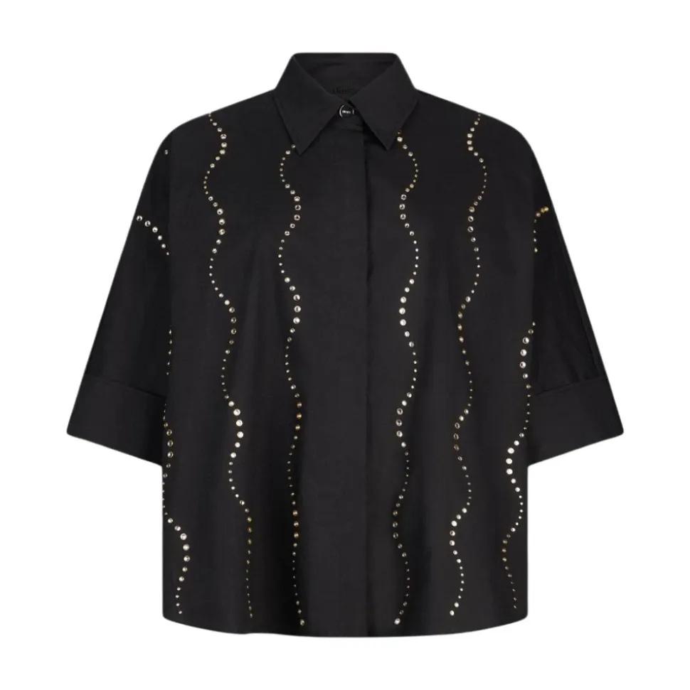 Camisa Ricamo Applicazioni
