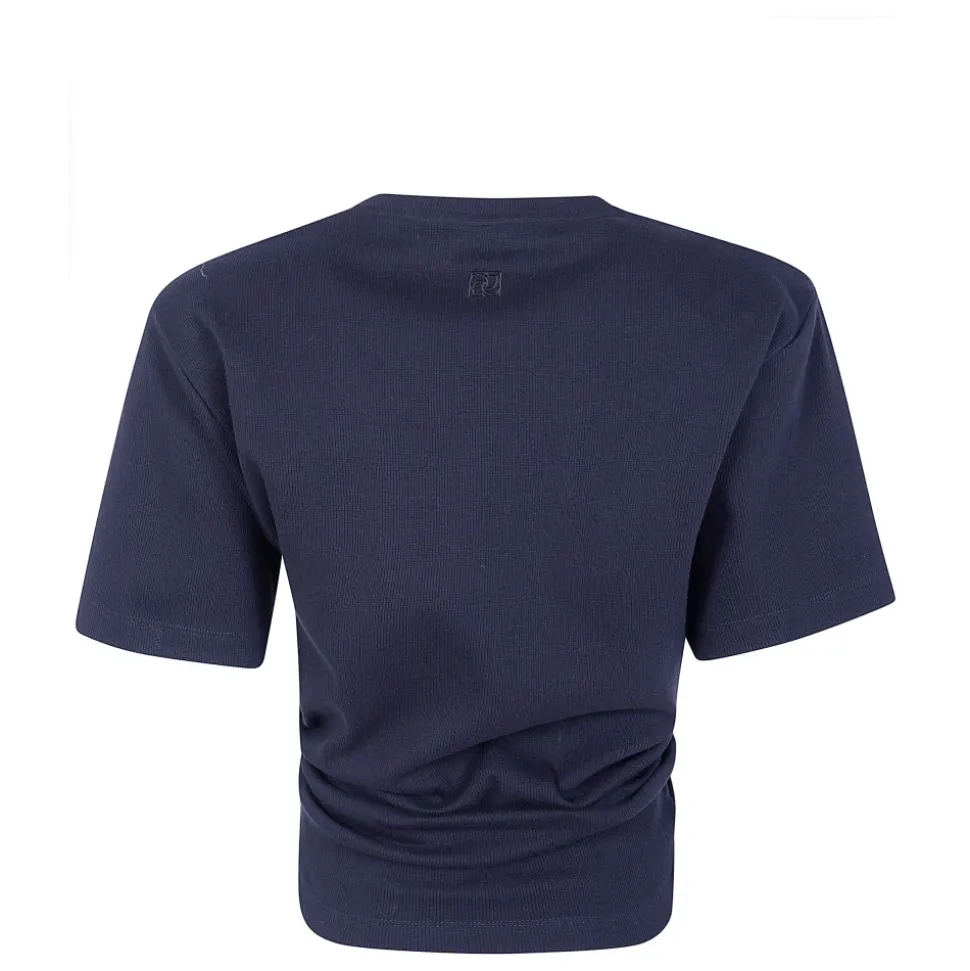 Camiseta Corta Retorcida