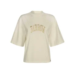 Camiseta de algodón bordada