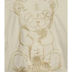 Camiseta de algodón bordada