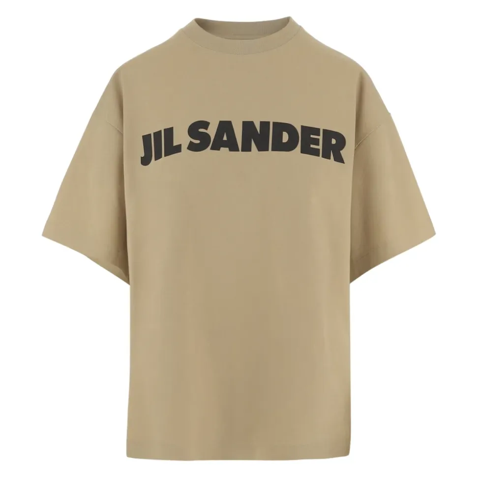 Camiseta de algodón con logo
