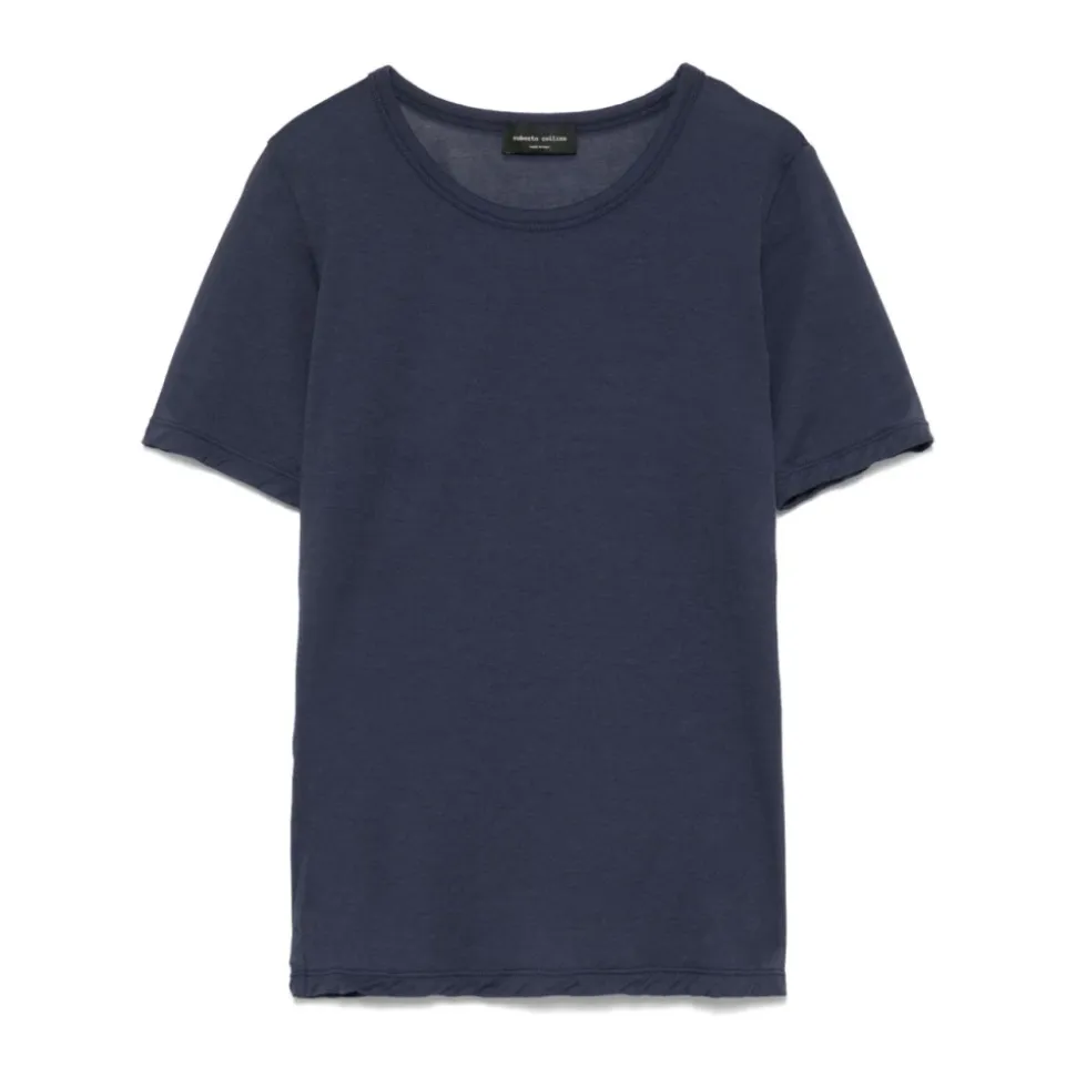 Camiseta de cuello redondo