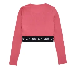 Camiseta deportiva de manga larga estilo crop