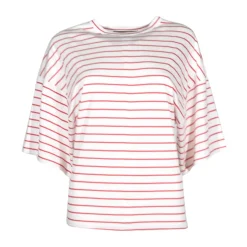 Camiseta de rayas de manga corta