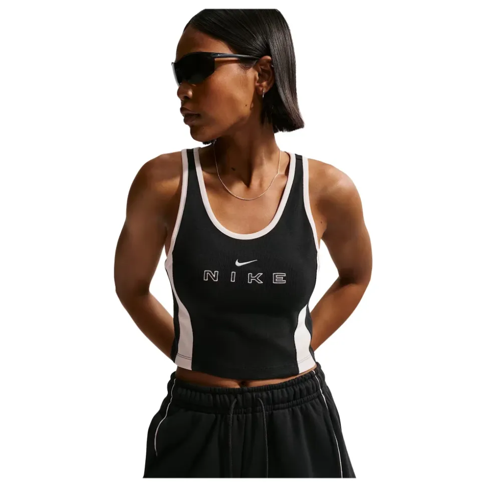 Camiseta de Tirantes Ajustada con Gráfico