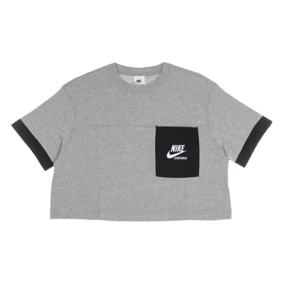 Camiseta Nike Heritage Cropped de cuello redondo