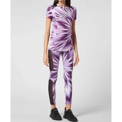 Camiseta Tie-dye Cuello Redondo Manga Corta Scratch