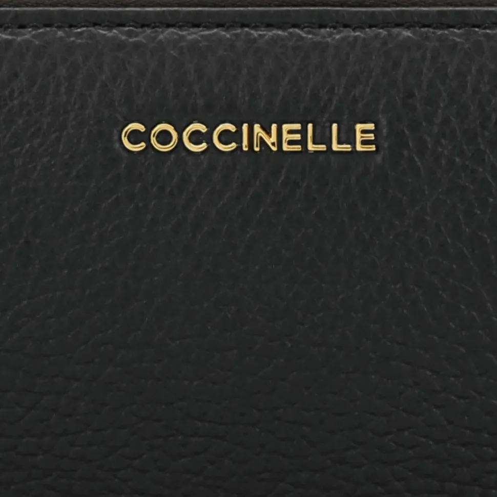 Cartera Metálica Suave con Cremallera Integral