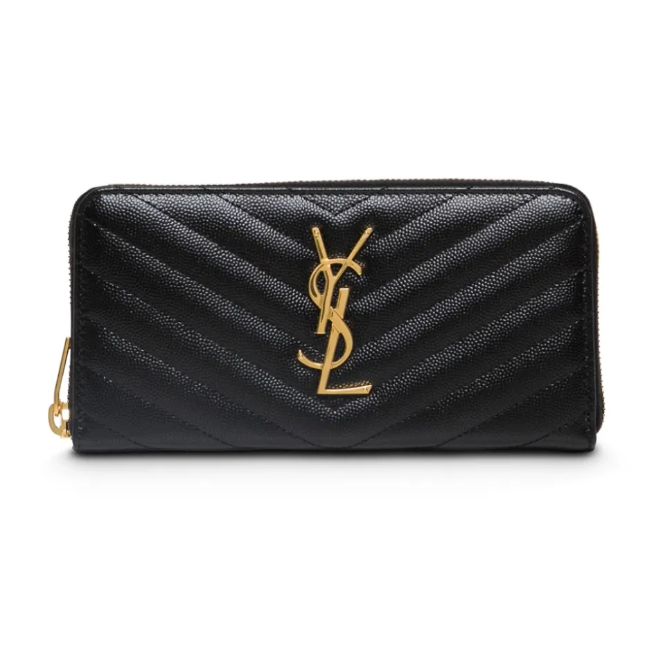 Cassandre Matelassé Zip Around Wallet