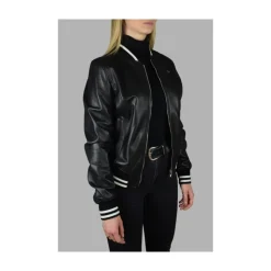 Chaqueta Bomber de Cuero