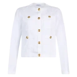 Chaqueta con botones con logo
