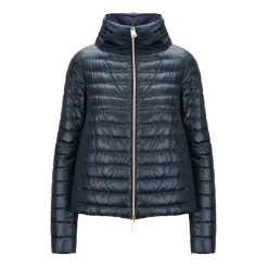 Chaqueta corta de plumón con cuello alto