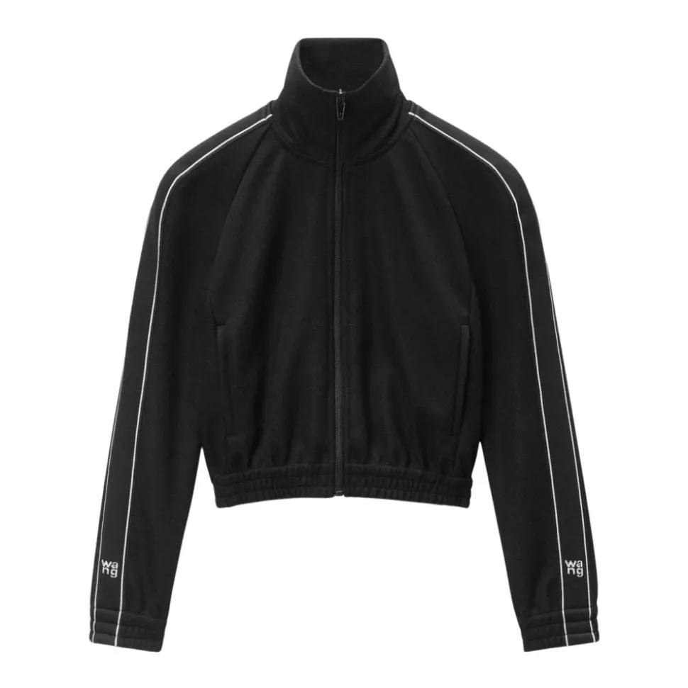 Chaqueta Corta Deportiva con Cinta de Logo