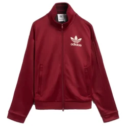 Chaqueta de Chándal Burdeos con Estampado Lateral