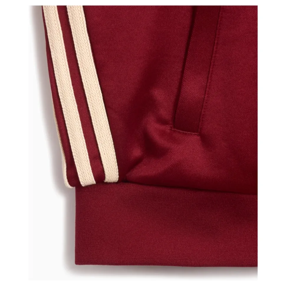 Chaqueta de Chándal Burdeos con Estampado Lateral