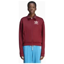 Chaqueta de Chándal Burdeos con Estampado Lateral