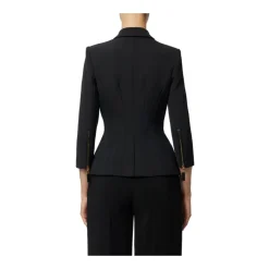 Chaqueta de crepé de doble capa