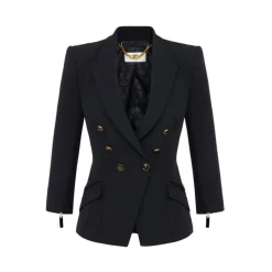 Chaqueta de crepé de doble capa