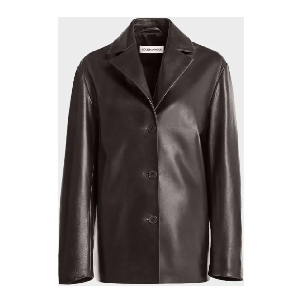 Chaqueta de cuero Opus