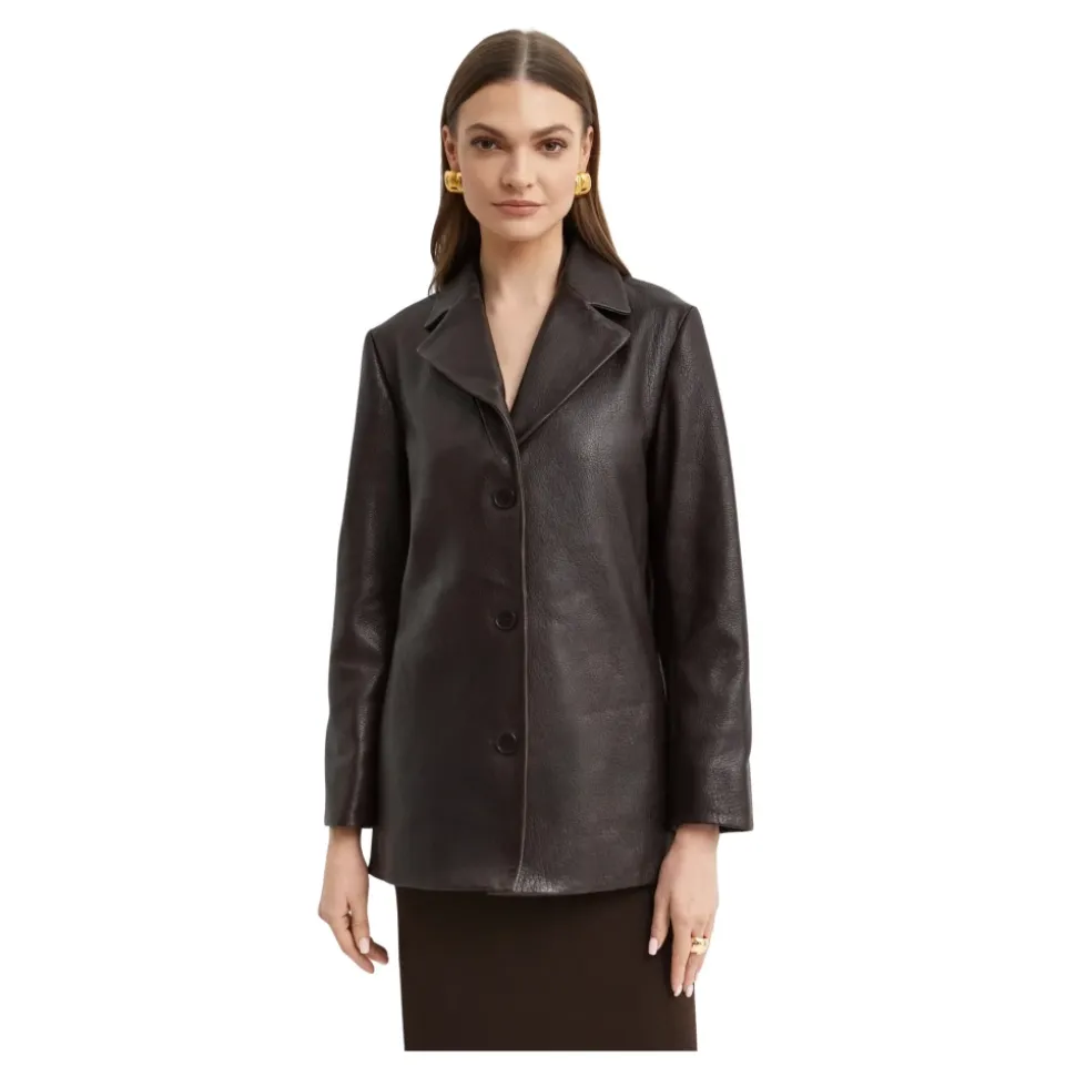 Chaqueta de cuero Opus