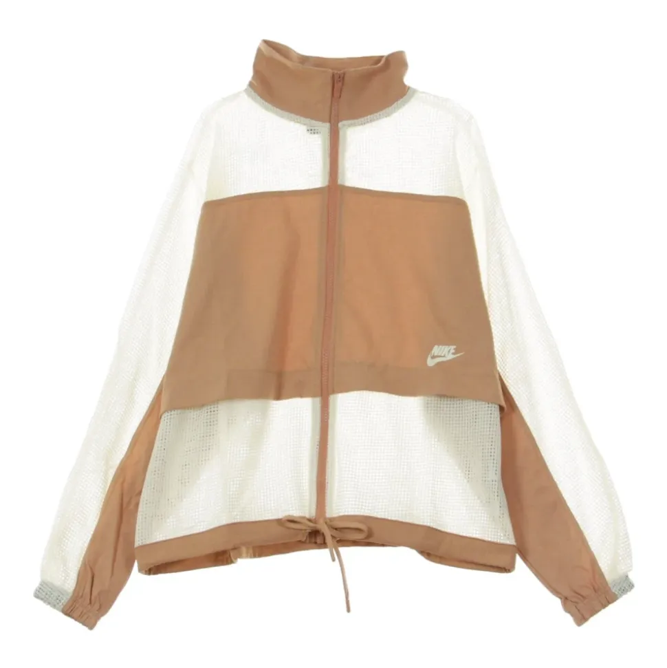 Chaqueta de malla color oro rosa