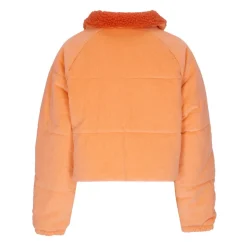 Chaqueta de pana naranja invierno