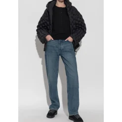 Chaqueta de Plumas con Cuello Alto y Capucha