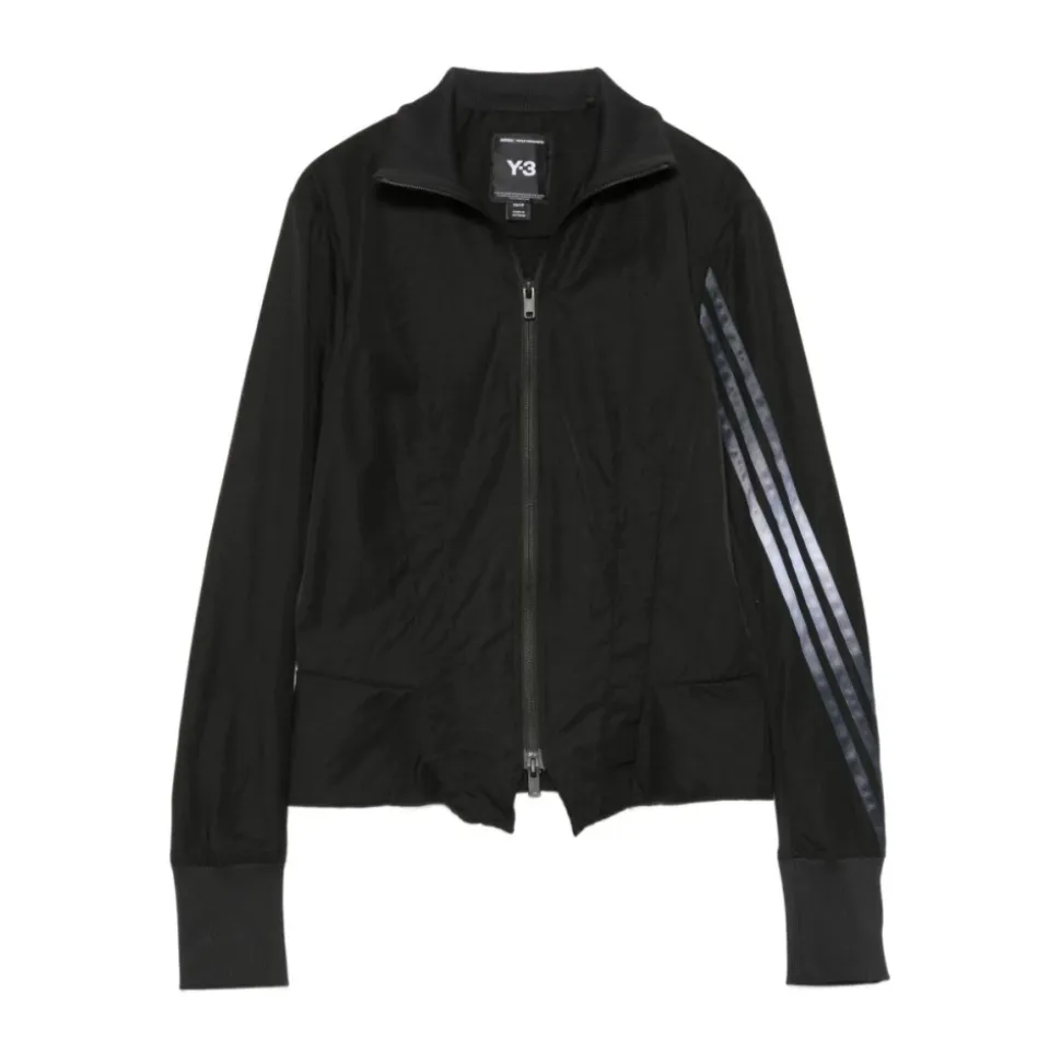 Chaqueta Deportiva de Nailon con 3 Rayas Degradadas
