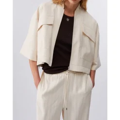 Chaqueta de Rayas Diplomáticas con Adornos Joya