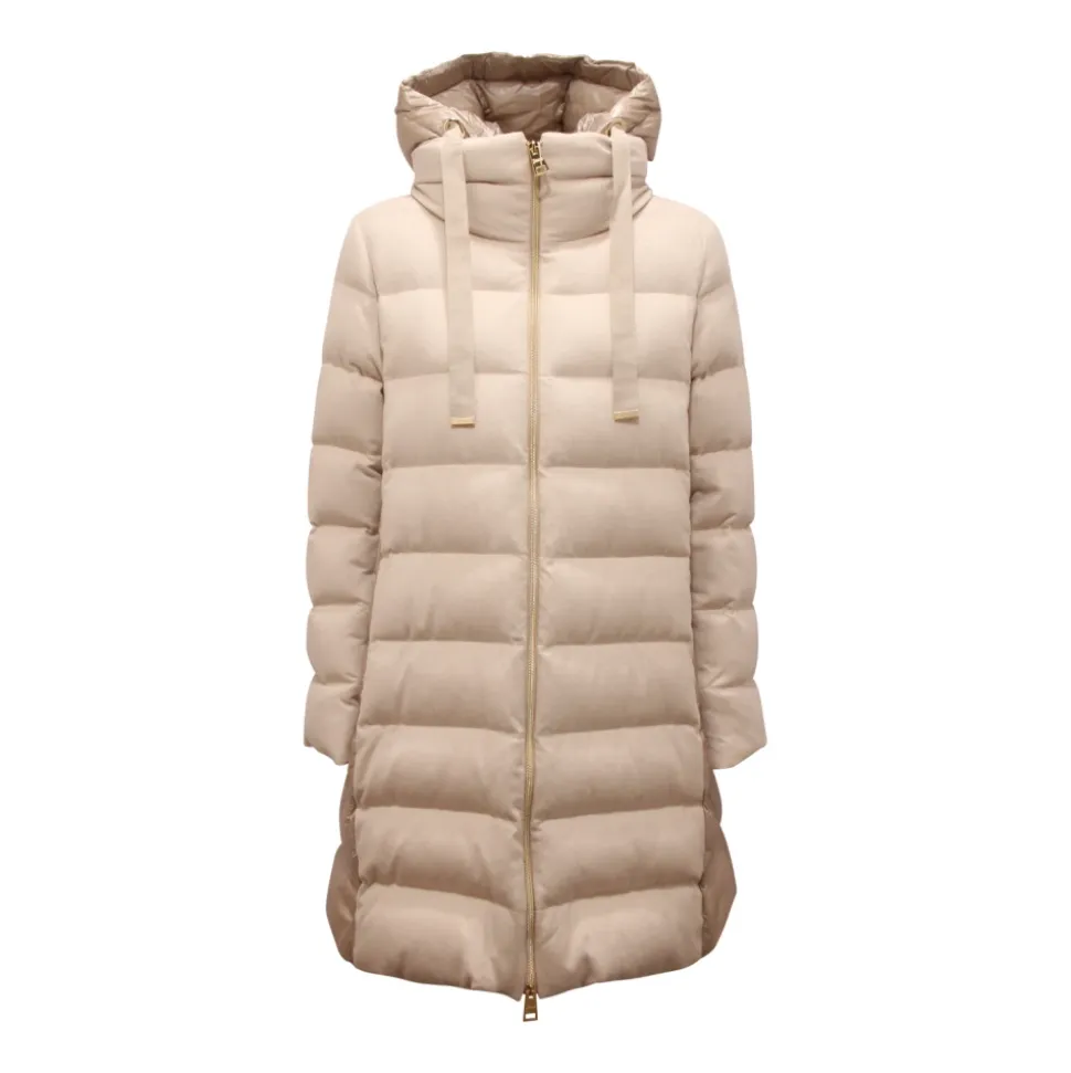Chaqueta de Seda y Cachemira con Capucha Desmontable