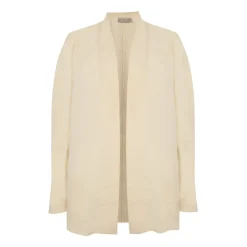 Chaqueta Larga de Lino y Viscosa