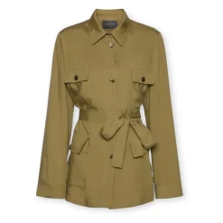 Chaqueta safari de Tencel con cinturón