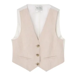 Chaquetas de lino rosa