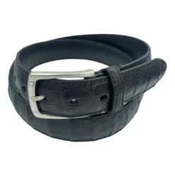 Cinturón de cuero de cocodrilo