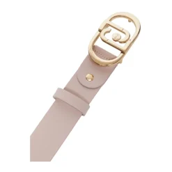 Cinturón elegante de cuero sintético rosa